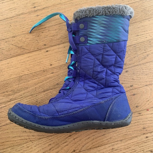 Columbia snow boots with Omni-heat liner great for winter big girl’s size 5 - Picture 5 of 11